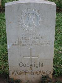 Dar Es Salaam War Cemetery - Mellstrom, B